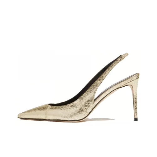 SCAROSSO Узкий каблук Высокие каблуки 8,5 см Женские Золотой