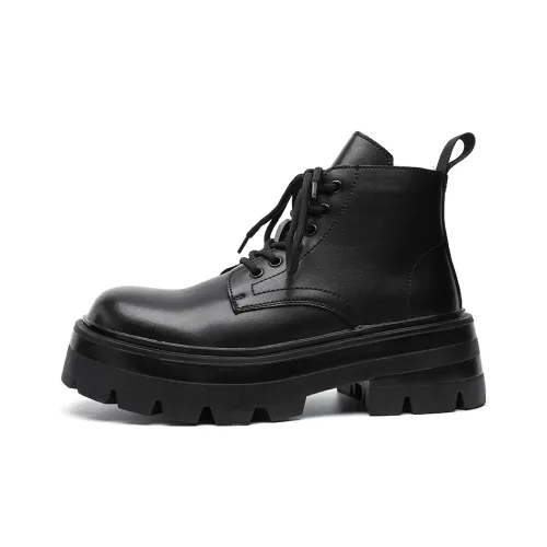 Dounkol Get Cool Short Martin Boot 5CM Unisex Black Дункол Get Прохладный Короткий Мартин Ботинок 5CM Унисекс Черный