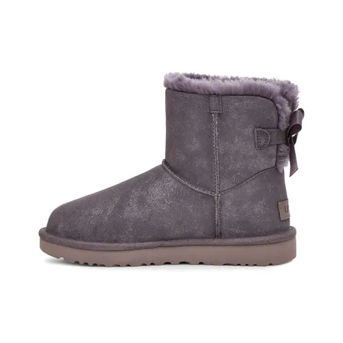 UGG Bailey Теплоизоляционные Slip-Resistant Покрытие Короткие Снежные Ботинки Женские Фиолетовые