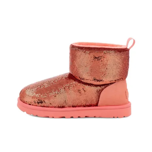 UGG Короткие Снежные Ботинки Женские Розовые