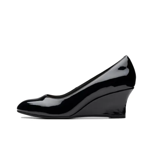 Clarks Клин-каблук Высокие каблуки 6 см Женские Черный