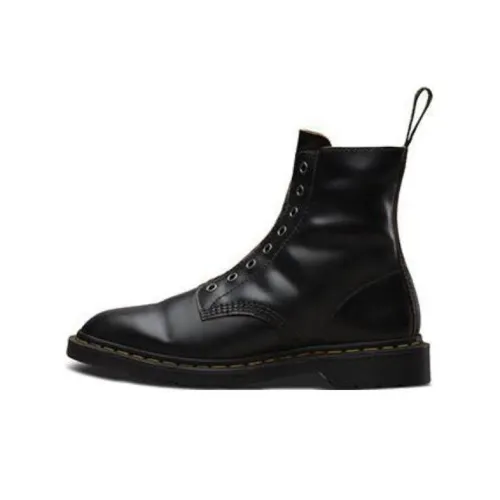 Dr.Martens 1460 Без шнуровки Короткий Мартин Ботинок Унисекс Черный