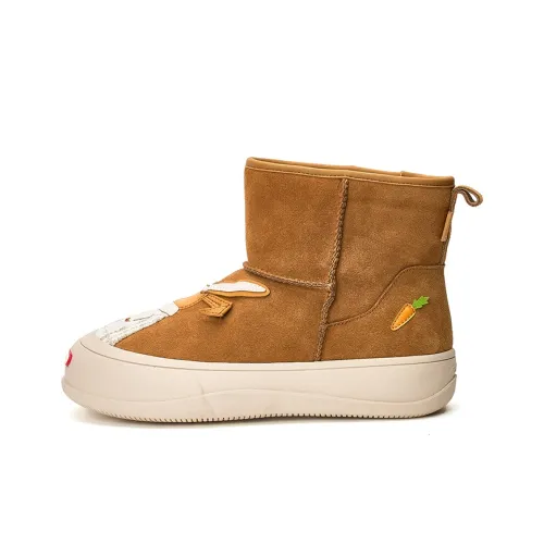 Joy Mario Термические Увеличивающие Высота Короткие MID Ботинки для снега 4CM Женские