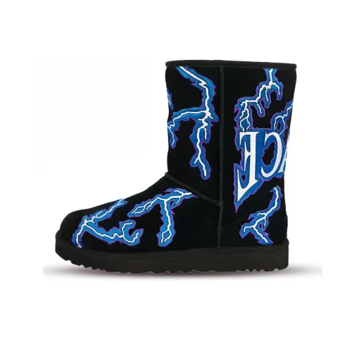 PALACE x UGG Короткие Снежные Ботинки Мужские Черные