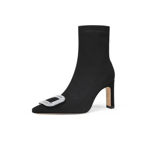 Lily Wei Ботильоны 7,5 см Женские Черные