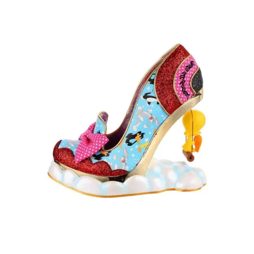 IRREGULAR CHOICE Высокие каблуки Красный/синий цвет Женские