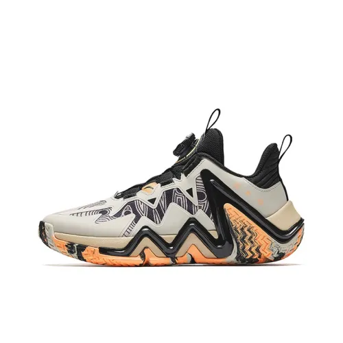 Antakids Reverse Scale 3,0 Slip-resistant Abrasion-resistant Breathable Low-top Children's Basketball Shoes Антакидс Reverse Scale 3,0 Противоскользящие Износостойкие Дышащие Низкие Кеды для Баскетбола для Детей