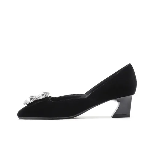 Zubumei Грубый каблук Высокие каблуки 4CM Женские