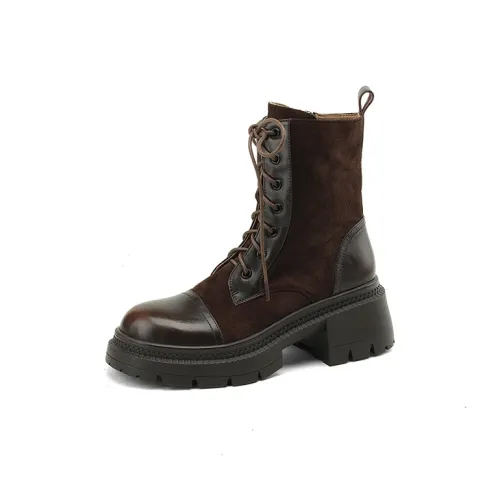 Высококачественная ручная работа серия короткий средний голень ботинок Martin женский