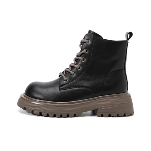 DAPHNE Короткий Мартин Ботинок Женские Черные