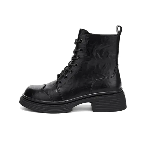 KEKAFU Короткий ботинок Martin каблук 5 см женский