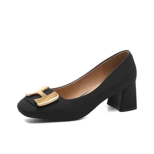 Golden Silk Rabbit Высокий каблук 5,5 см Женские