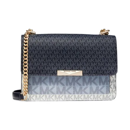 MICHAEL KORS Нефритовая кожа сумка через плечо большая женская морской синий смешанный цвет лето мороженое