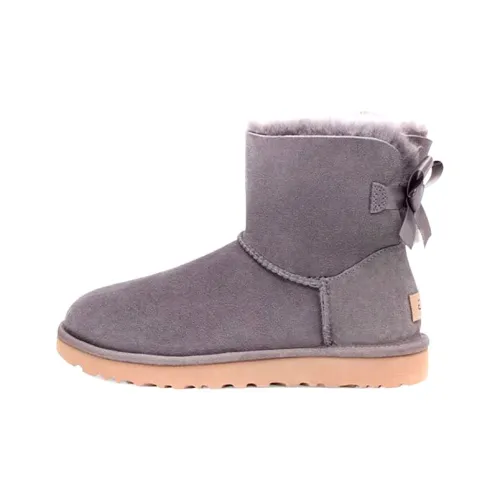 UGG Bailey Термостойкий Короткий Снегокат Женские Фиолетово-Серый