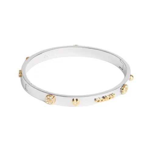 COACH Медный Искусственный кристалл Браслеты Унисекс Серебряный