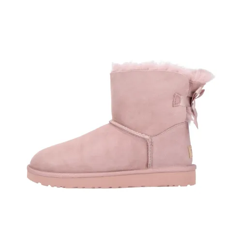 UGG Slip-resistant Short Snow Boots Women's Pink UGG противоскользящие короткие снегобутсы женские розовые