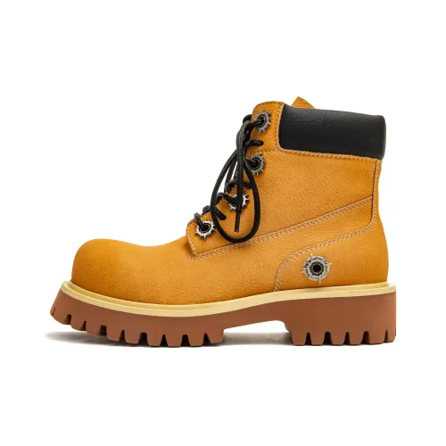 1997K Короткий Martin Boot Унисекс Желтый