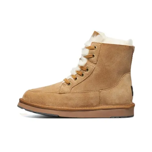 AU MU Короткие Сноубутсы Унисекс Каштановый