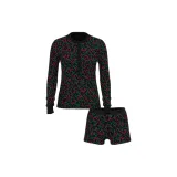 Набор (Черный TOSSED Логотип/Черный)