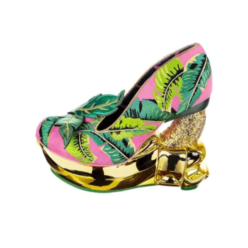 IRREGULAR CHOICE Высокие каблуки Золотой Розовый зеленый Женские