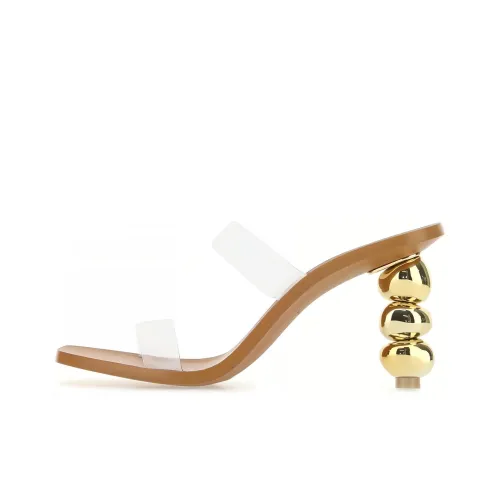 CULT GAIA Шлепанцы 8 см Женские Золотые