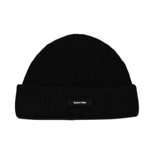 CALVIN KLEIN Органический хлопок Шапки-бини Унисекс Черный