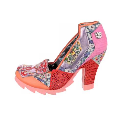 IRREGULAR CHOICE Грубый каблук Высокие каблуки 10,5 см Женские Розовый Фиолетовый