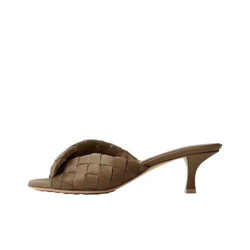 Bottega Veneta Слипоны 5 см Женские Умбра