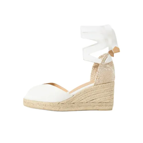 Castañer Billina Клиновидный каблук Высокие каблуки Женские Белые