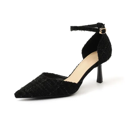 HKCP Узкий каблук Высокие каблуки Женские Черный