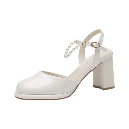 Bamiti Грубый каблук Высокие каблуки Женские