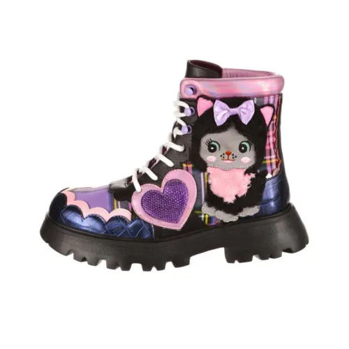 IRREGULAR CHOICE Мартинсы Черно-фиолетовый Женские