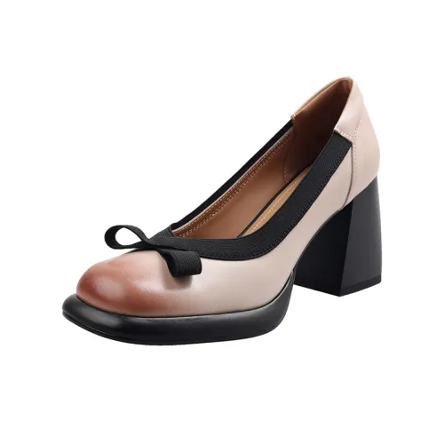 Echo yolo Грубый каблук Высокие каблуки 8 см Женские