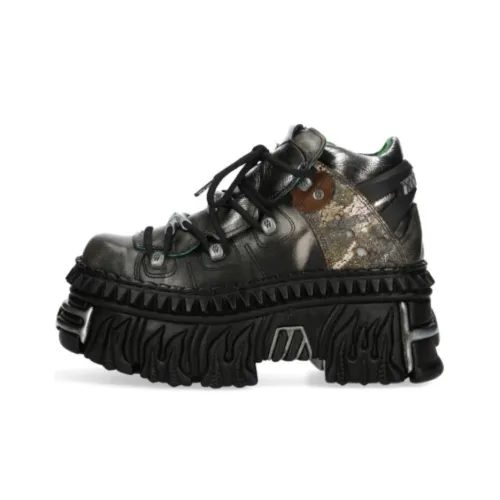 NEW ROCK Ботильоны Унисекс Silver