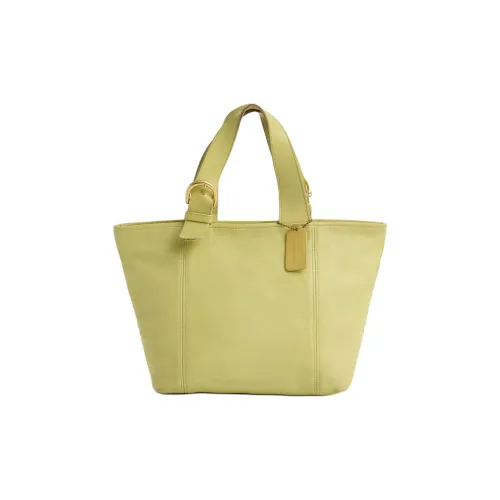 COACH Waverly кожаная сумка большая женская цвет лайм