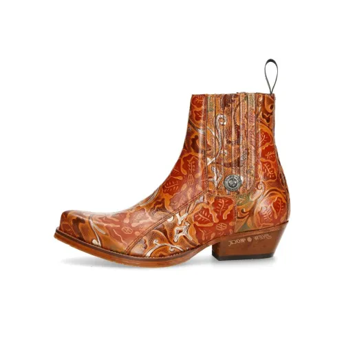 NEW ROCK Ботильоны Женские Коричневый