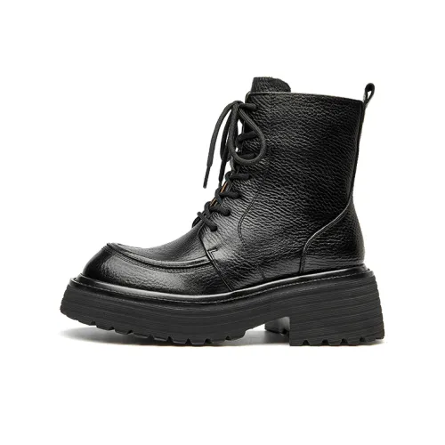 Beau Today Мартинсы Классические Черные Женские