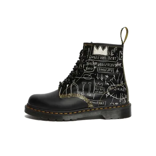 Dr.Martens 1460 Короткий MID Голень Мартин Ботинок Унисекс Черный