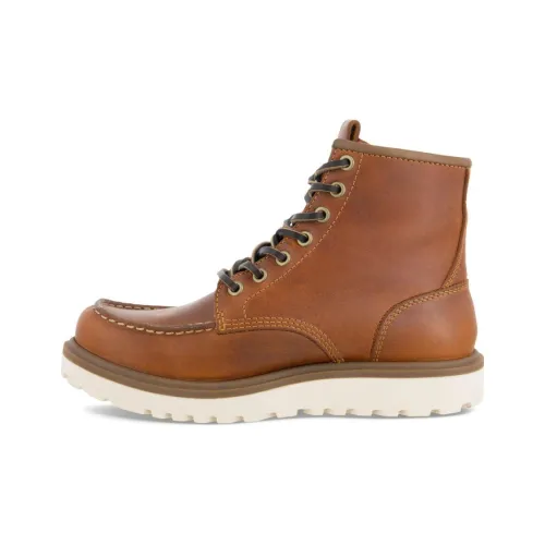 Ecco Короткий Мартин Ботинок Женские Коричневый