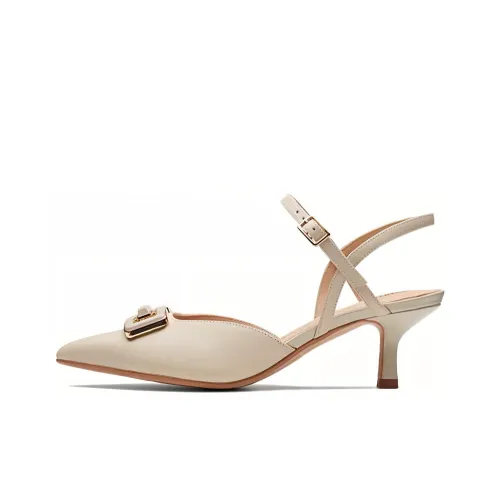 Clarks Высокие каблуки Белый Женские