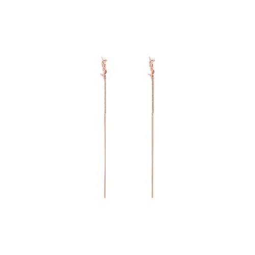 SAINT LAURENT Женские серьги из бронзы