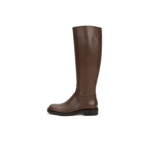 PrettyBallerinas Колено Высокие сапоги 3,5 см Женские Кофе