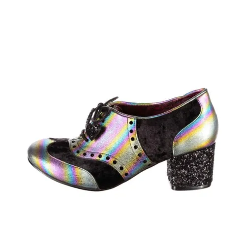 IRREGULAR CHOICE Высокие каблуки Черно-серебро Женские