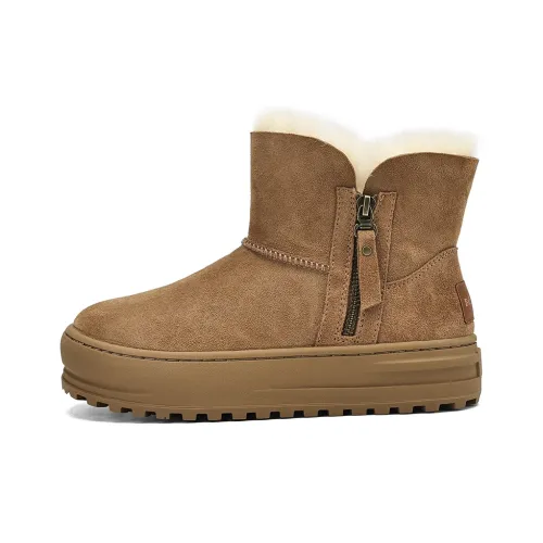 BOERDIQI Термические Увеличивающие Высота Короткие Снежные Ботинки Женские