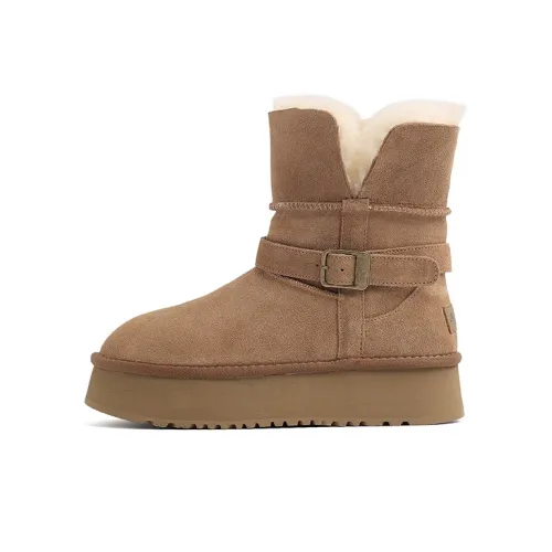 AQUASCUTUM Термические Короткие Снежные Ботинки Женские Каштановые