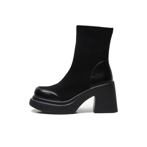 ACESC Ботильоны 8,5 см Женские Черные