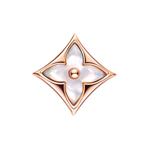 LOUIS VUITTON 18К Розовое золото Серьги-гвоздики с каратным золотом Женские Розовое золото