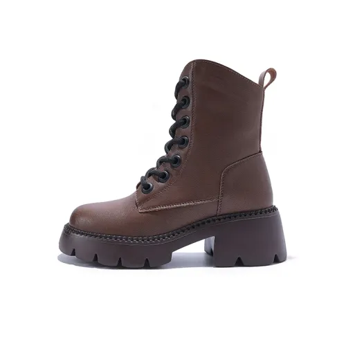 Junjali Короткий Мартин Ботинок 6,5 см Женский