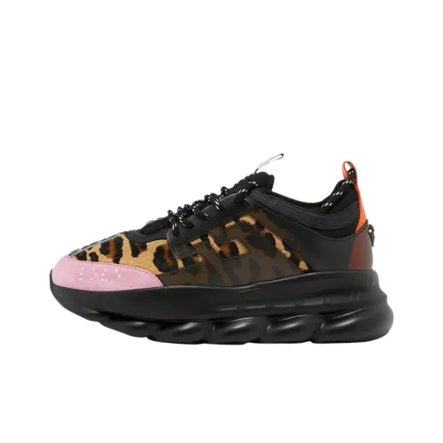 VERSACE CHAIN REACTION Толстая подошва Низкий топ Мужской