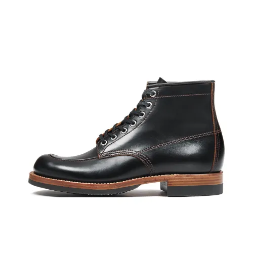 Усталый ребенок США Антикварный Последний Коллекция Мартин Ботинок Черный